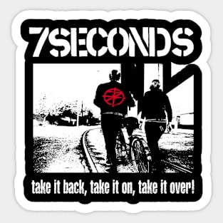 7 SECONDS BAND Sticker